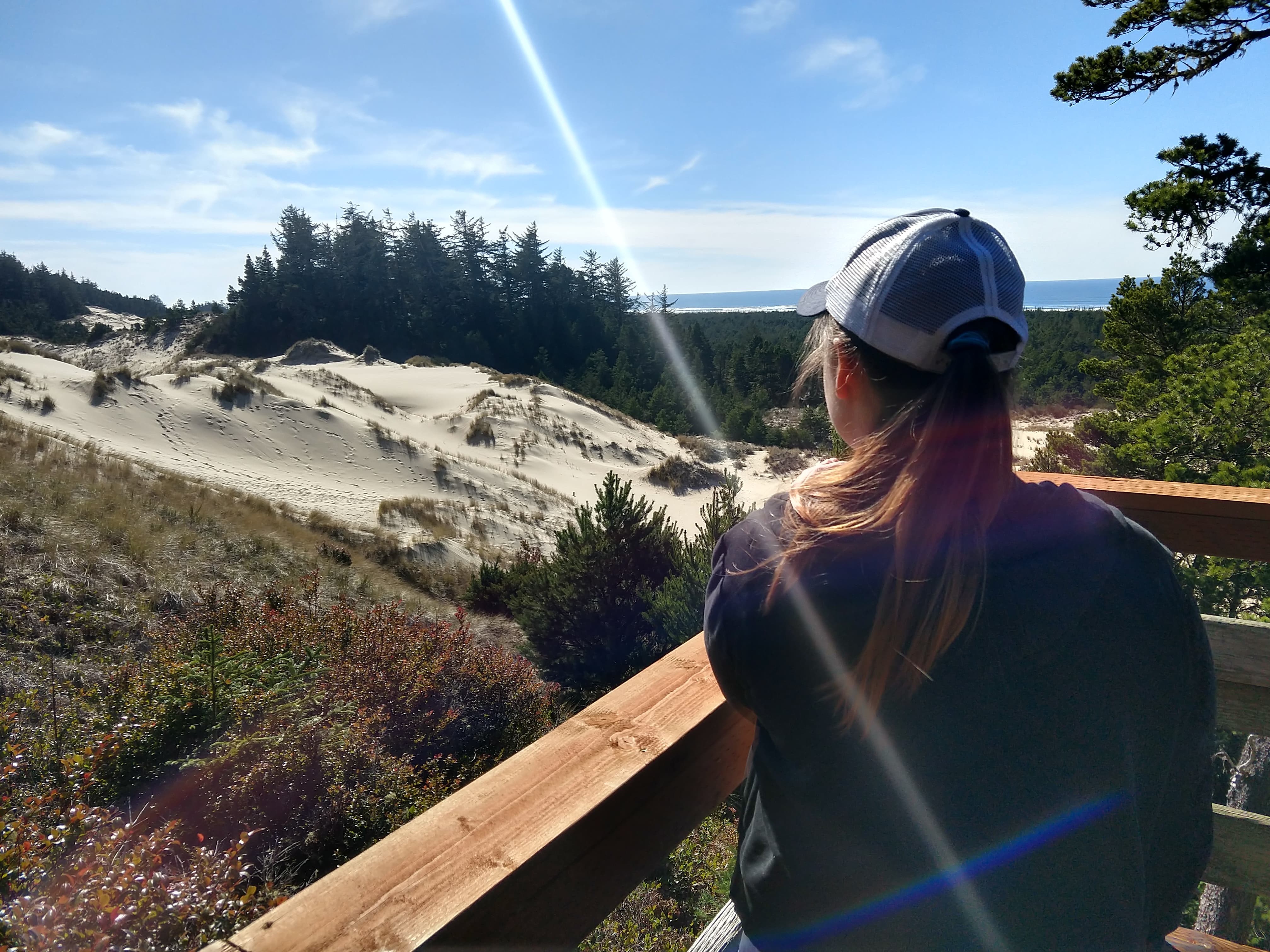 Katie at the Dunes